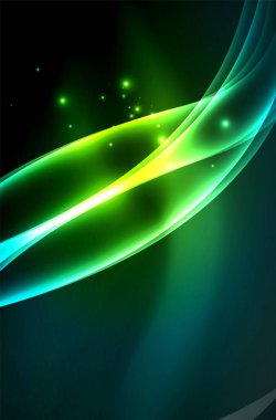 Parlayan dalga vektör, duman