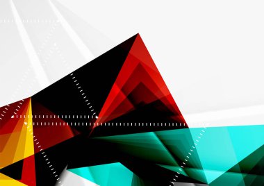 Vektör düşük Poli tarzı 3d üçgen çizgi