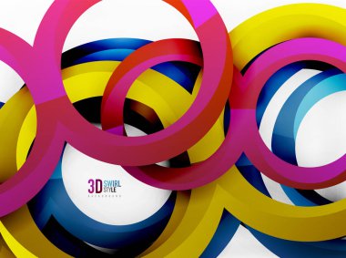 Vektör 3d yüzük tasarım arka plan