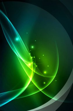 Parlayan dalga vektör, duman