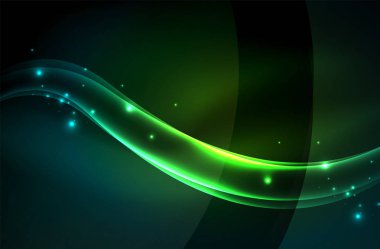 Parlayan dalga vektör, duman