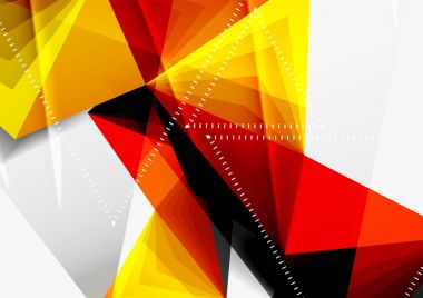 Vektör düşük Poli tarzı 3d üçgen çizgi