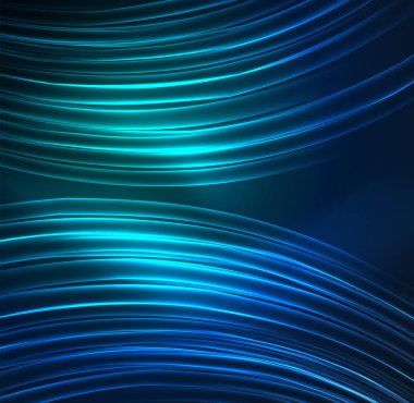 parlayan futuristik çizgiler