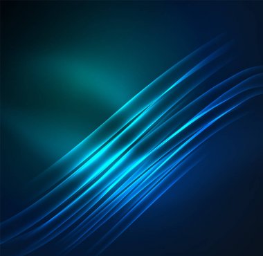 parlayan futuristik çizgiler