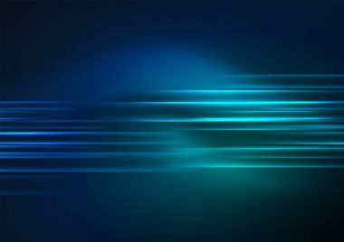 parlayan futuristik çizgiler