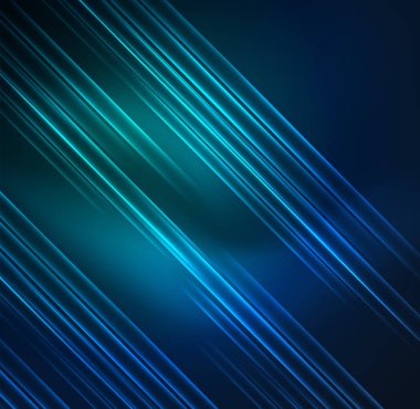 parlayan futuristik çizgiler