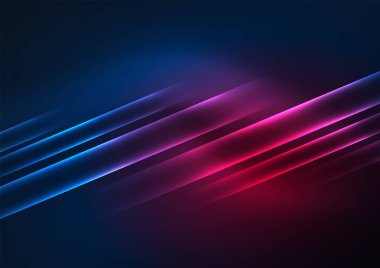 parlayan futuristik çizgiler