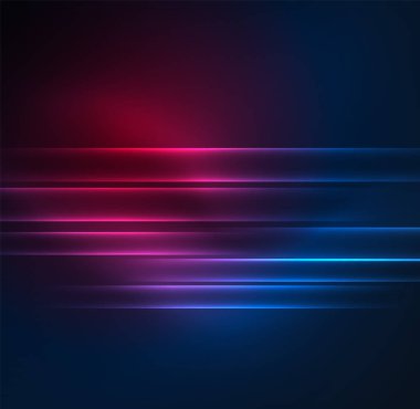 parlayan futuristik çizgiler