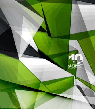 Düşük Poli 3d geometrik şekil arka plan