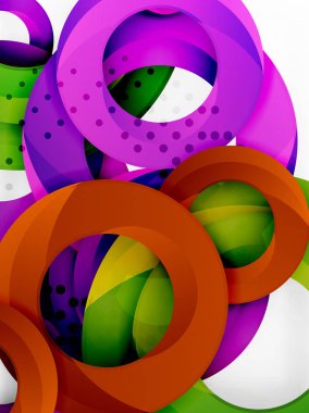 Daire arka plan tasarımı