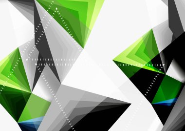 Vektör düşük Poli tarzı 3d üçgen çizgi