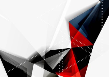 Vektör düşük Poli tarzı 3d üçgen çizgi