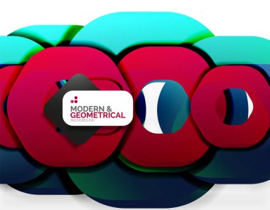 Zincir şekiller veya altıgen yanarak bahislerin doğru beyaz geometrik soyut arka plan,