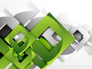 Vektör kare şablon arka plan