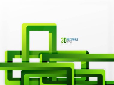 Dikdörtgen tüp elemanları, vektör arka plan