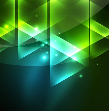 Parlayan geometrik şekiller