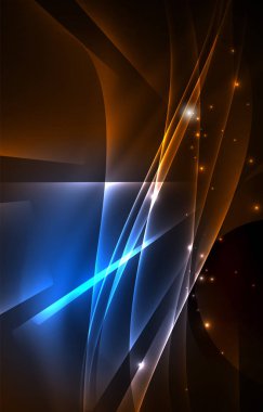 Vektör Kutup ışıkları kavramı arka plan