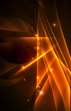 Vektör Kutup ışıkları kavramı arka plan