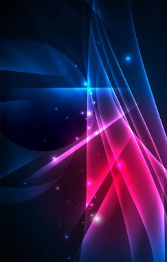 Vektör Kutup ışıkları kavramı arka plan