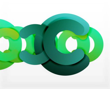 Daire geometrik arka plan, renkli iş veya web için teknoloji tasarım