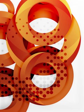 Daire arka plan tasarımı