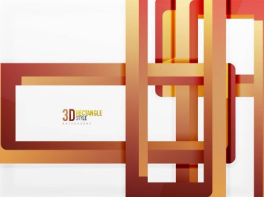 Dikdörtgen tüp elemanları, vektör arka plan