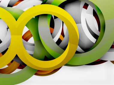 Vektör 3d yüzük tasarım arka plan