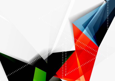 Vektör düşük Poli tarzı 3d üçgen çizgi