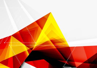 Vektör düşük Poli tarzı 3d üçgen çizgi