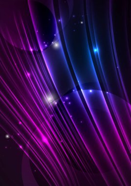 parlayan futuristik çizgiler