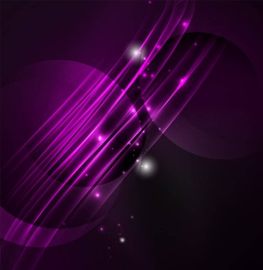 parlayan futuristik çizgiler