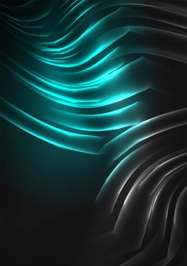 parlayan futuristik çizgiler