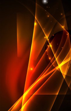 Vektör Kutup ışıkları kavramı arka plan