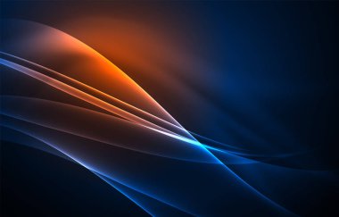 Vektör Kutup ışıkları kavramı arka plan