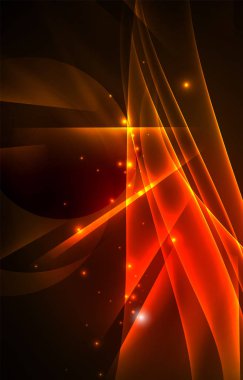 Vektör Kutup ışıkları kavramı arka plan