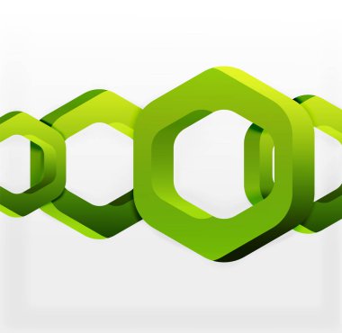 Üst üste gelen altıgenler arka planı Tasarla