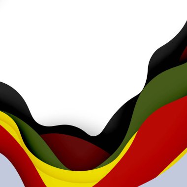 kesim şekilleri ile 3D vektör arka plan