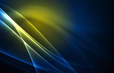 Vektör Kutup ışıkları kavramı arka plan