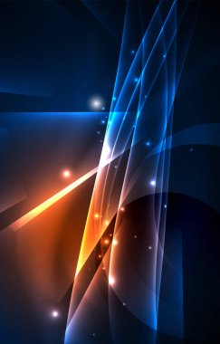 Vektör Kutup ışıkları kavramı arka plan