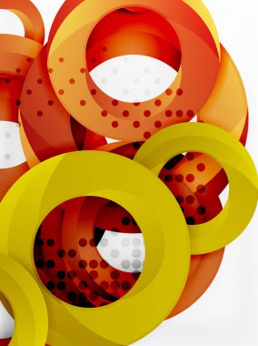 Daire arka plan tasarımı