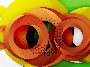 Daire arka plan tasarımı