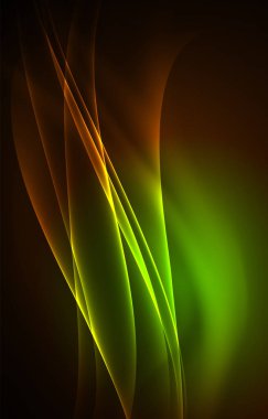 Vektör Kutup ışıkları kavramı arka plan