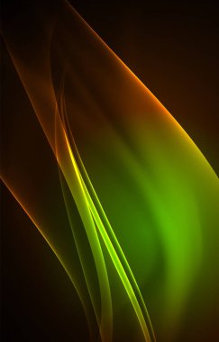 Vektör Kutup ışıkları kavramı arka plan