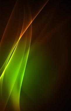 Vektör Kutup ışıkları kavramı arka plan