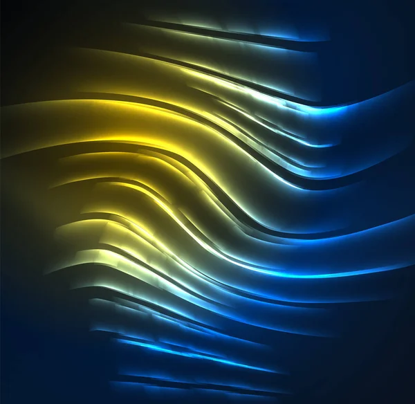 parlayan futuristik çizgiler