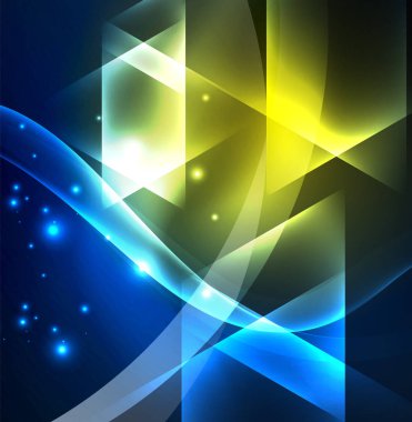 Parlayan geometrik şekiller