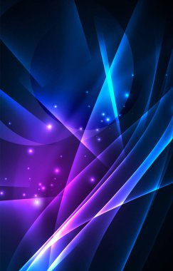 Vektör Kutup ışıkları kavramı arka plan