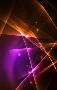 Vektör Kutup ışıkları kavramı arka plan