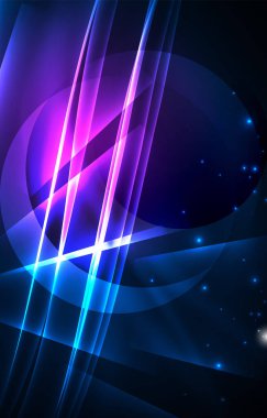 Vektör Kutup ışıkları kavramı arka plan