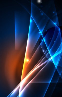 Vektör Kutup ışıkları kavramı arka plan